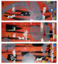 Chill out sobre fondo rojo