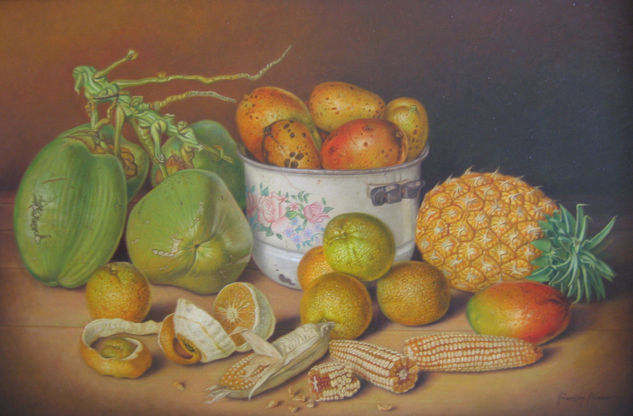 Bodegon de frutas Oil Canvas Still Life Paintings