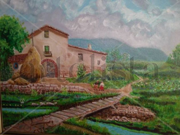 Masia Oil Canvas Landscaping