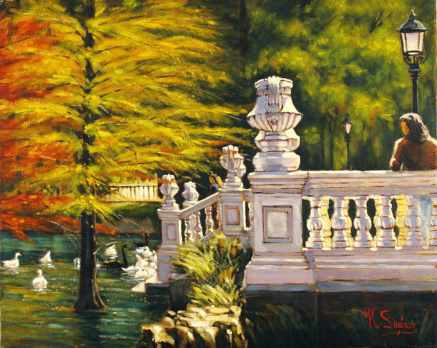 JARDIN CON ESTANQUE