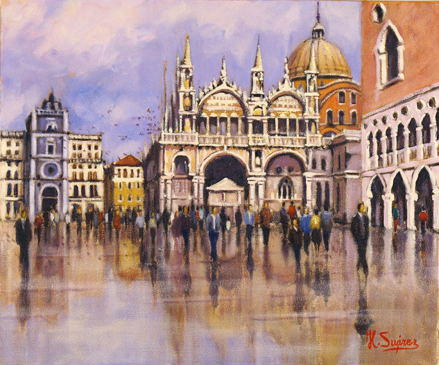 VENECIA.- REFLEJOS Oil Canvas Landscaping