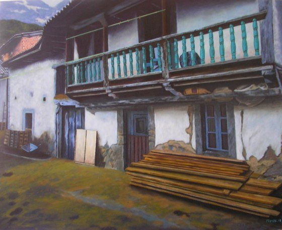 El Balcon Oil Canvas Landscaping