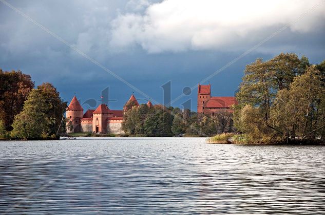 Castillo de Trakai Architecture and Interiorism Black and White (Digital)