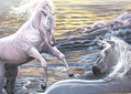 Serie Marinas y caballos No.1