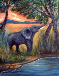 El elefante del lago