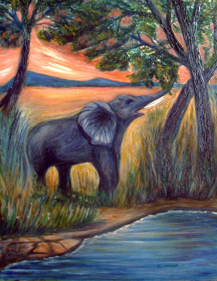 El elefante del lago