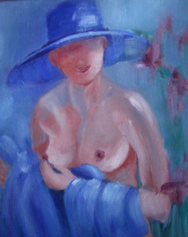 Azul Oil Canvas Nude Paintings