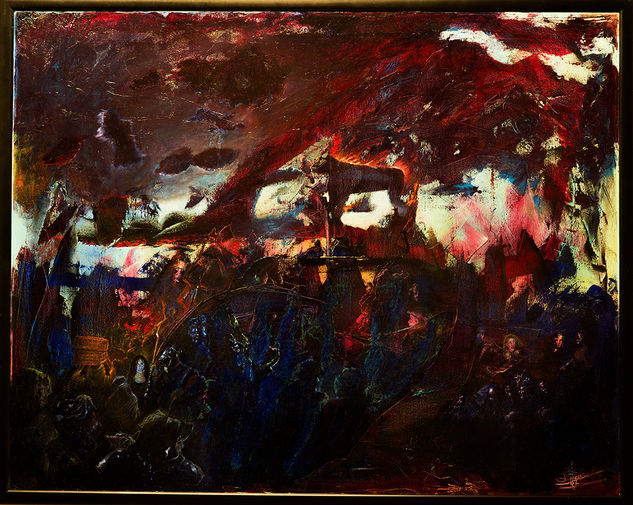 Insurrección Oil Canvas Figure Painting