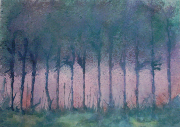 El bosque Watercolour Paper Landscaping