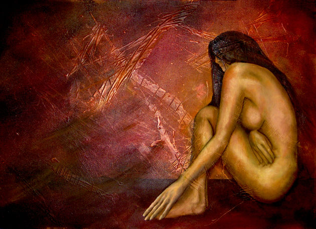 "Ser o no Ser" Oil Canvas Nude Paintings