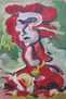 Personaje de rojo