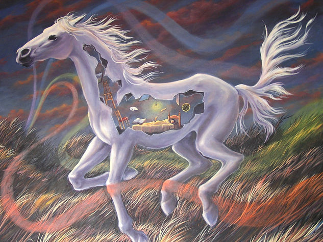 UN SUEÑO PARA LA LIBERTAD Oil Canvas Landscaping