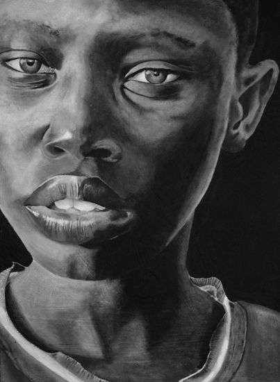 gambia 1 Acrylic Canvas Portrait