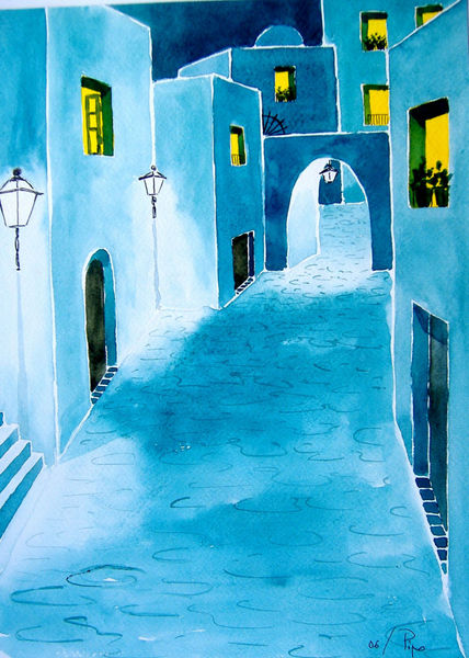 Calle de noche...