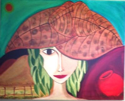 Guajira natural Acrylic Canvas Figure Painting