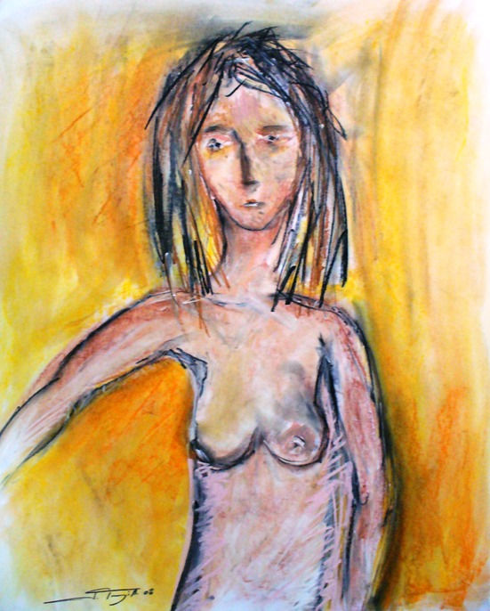 desnudo expresionista