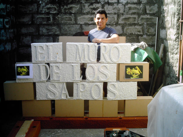El muro de los sapos  la  construcciön