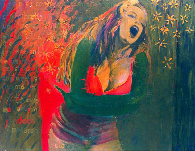 we we o el pudor del erotismo, 120 x 150 cm.