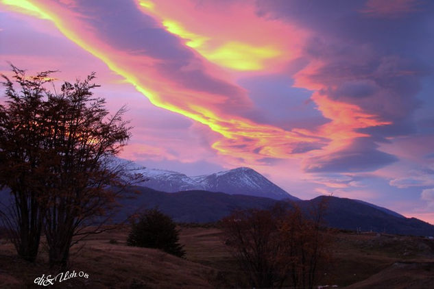 Cielo esntusiasmado con el amanecer! Naturaleza Color (Digital)