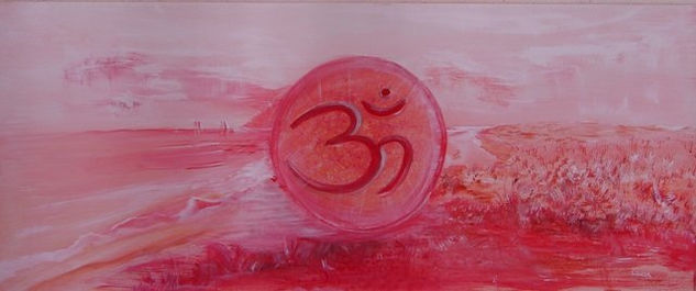 om Acrylic Canvas Landscaping