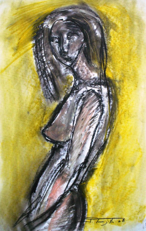 desnudo expresionista