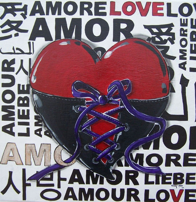 corazón con corsé