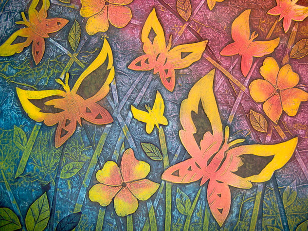 PRIMAVERA II Collagraphy