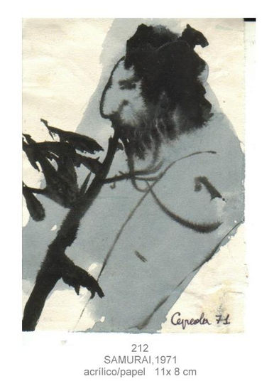 516.SAMURAI,1971 Charcoal