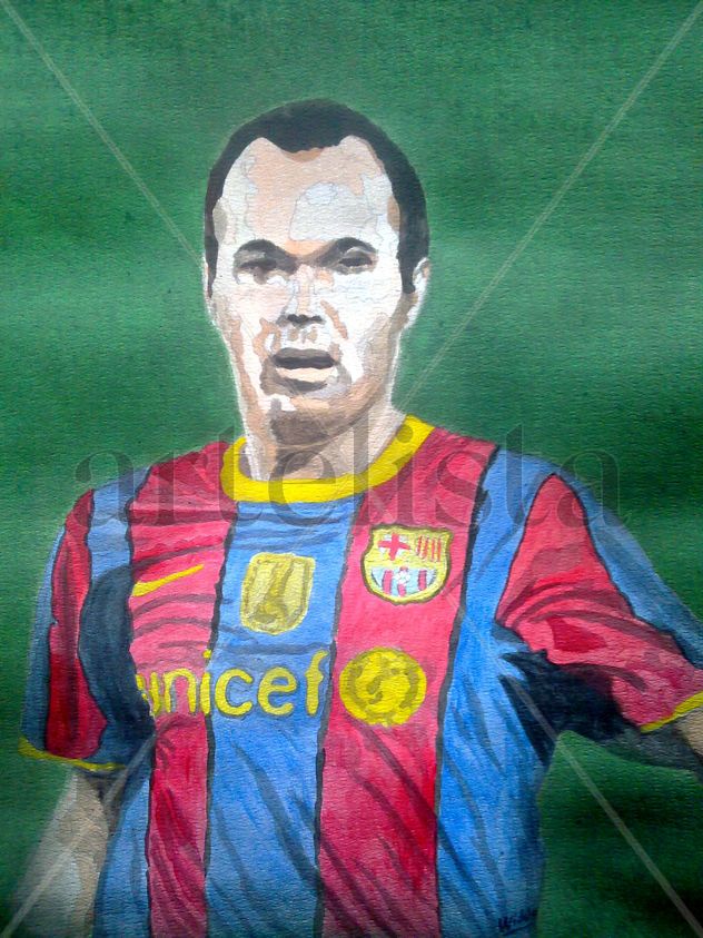ANDRES INIESTA (F C BARCELONA) Serie: Deportistas