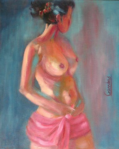 Perseguida Oil Canvas Nude Paintings