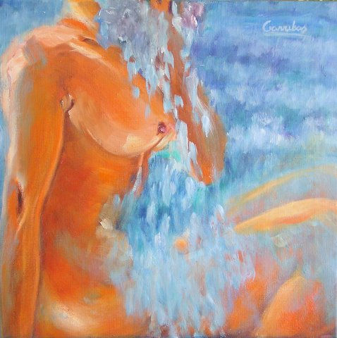 Mar Oil Canvas Nude Paintings