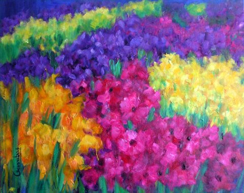 Primavera hasta el infinito Oil Canvas Landscaping