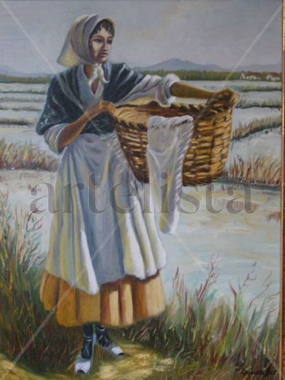 en la albufera Oil Canvas Landscaping