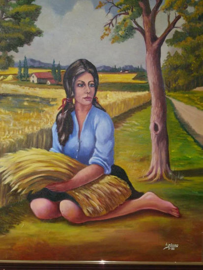 espigadora Oil Canvas Landscaping