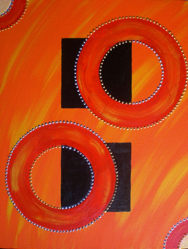 Simetría Circular Naranja 1