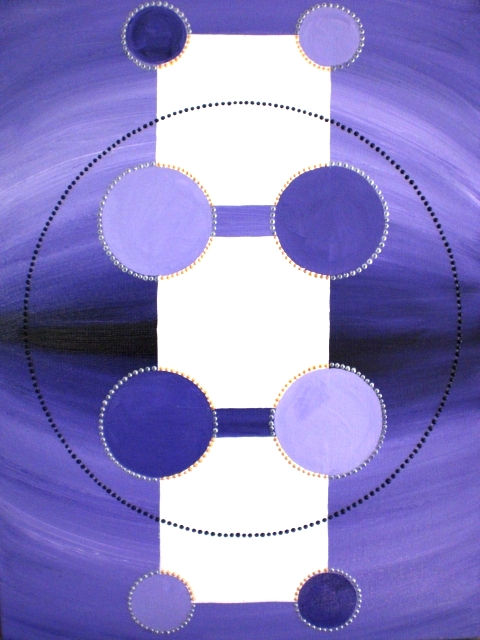 Simetría Circular Violeta 1
