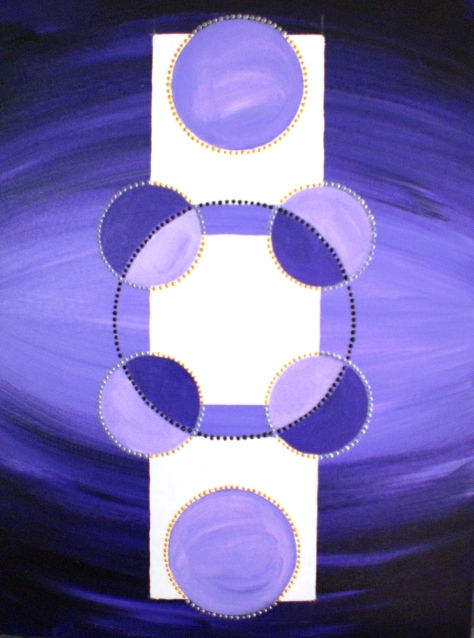 Simetría Circular Violeta 2