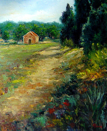 Camí del tros Oil Canvas Landscaping