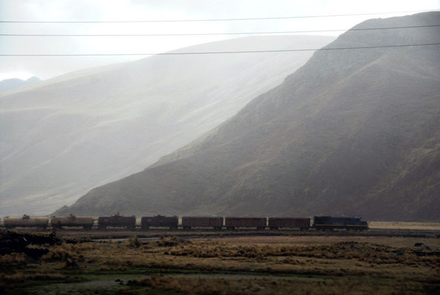 Tren en el altiplano Travel Color (Digital)