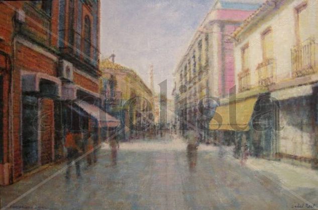 Ciudad Real, ambiente Oil Canvas Others