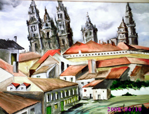 santiago Oil Canvas Landscaping