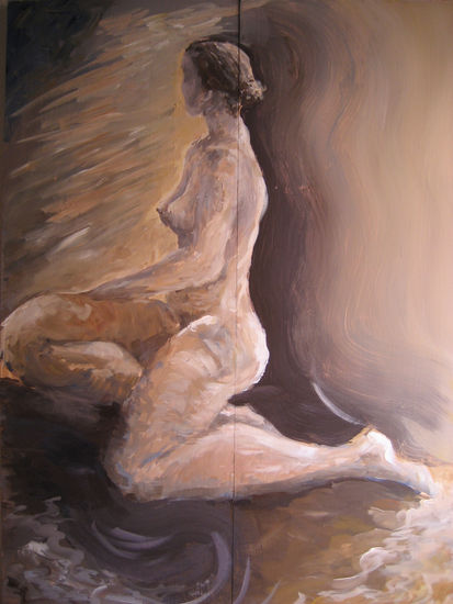 Fantasía al natural Acrylic Panel Nude Paintings