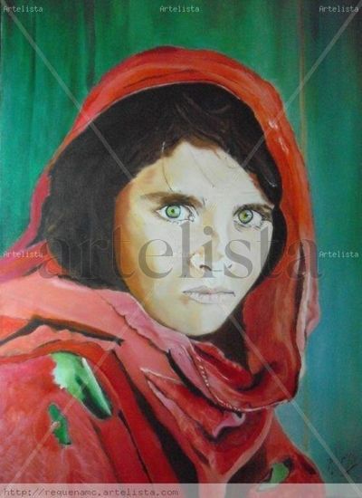 La Niña Oil Canvas Portrait