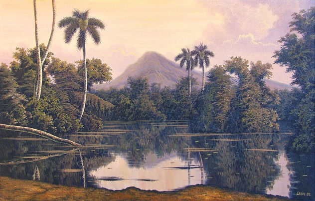 Atardecer en la cienaga