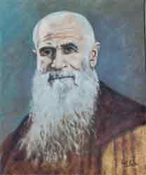 Fray Leopoldo de Alpandeire Óleo Lienzo Retrato