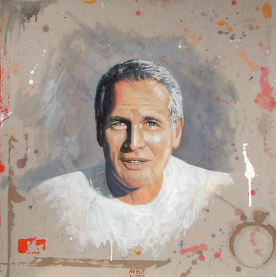 PAUL NEWMAN Oil Others Portrait