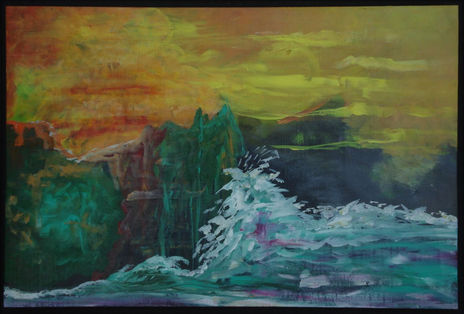 Los riscos y el mar
