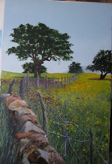 Puertas al campo Oil Canvas Landscaping