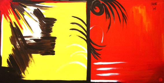 Rayos y plumas de un sueño interruptus Acrylic Canvas Others