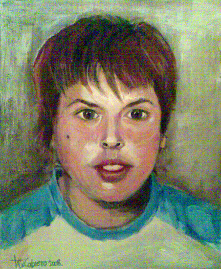 Retrato de Jonathan Oil Canvas Portrait